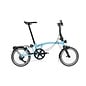 Brompton 2026 Brompton P Line 12spd - Low - Rack - Cloud Metallic