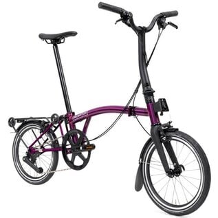 Brompton 2026 Brompton P Line 12spd - Mid/Rack - Amethyst Lacquer