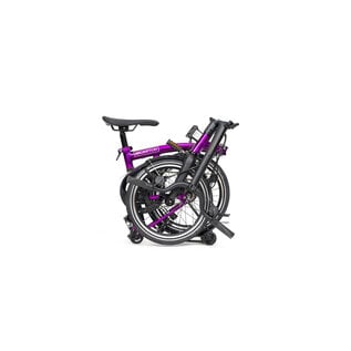 Brompton 2026 Brompton P Line 12spd - Mid/Rack - Amethyst Lacquer