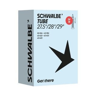 Schwalbe  Schwalbe Tube SV19 - 700x40/62c  29x .5-2.4" 40mm Presta