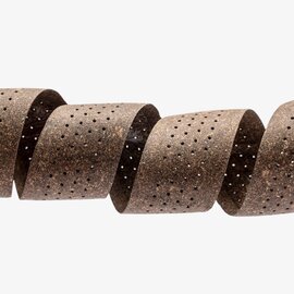 Brooks England Perforated Regenerated Leather Tape + natural rubber plugs - Antique Brown