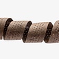 Brooks England Brooks Perforated Regenerated Leather Tape + natural rubber plugs - Antique Brown