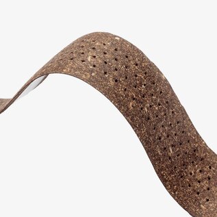 Brooks England Brooks Perforated Regenerated Leather Tape + natural rubber plugs - Antique Brown