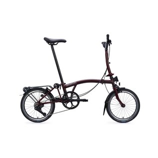 Brompton 2026 Brompton C Line Explore 12 - Mid/Rack - Plum Red