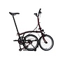 Brompton 2026 Brompton C Line Explore 12 - Mid/Rack - Plum Red