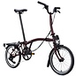 Brompton 2026 Brompton C Line Explore 12 - Mid/Rack - Plum Red