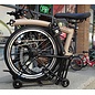 Brompton 2026 Brompton C Line Explore 12spd - Low/Rack - Dune Sand / Black