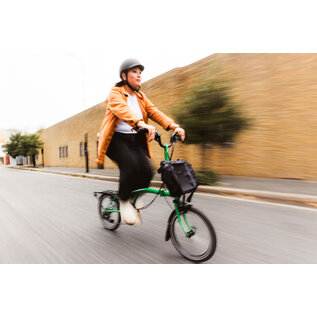 Brompton 2026 Brompton C Line Explore 12 - Mid/Rack - Palm Green