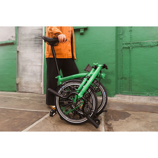 Brompton 2026 Brompton C Line Explore 12 - Mid/Rack - Palm Green