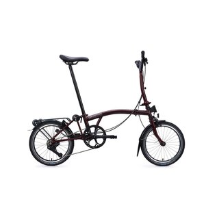 Brompton 2026 Brompton C Line Urban 4-speed - Mid/Rack - Plum Red
