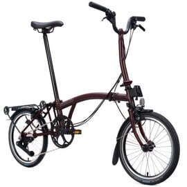 Brompton 2026 C Line 4 spd - Mid/Rack - Plum Red