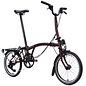 Brompton 2026 Brompton C Line Urban 4-speed - Mid/Rack - Plum Red