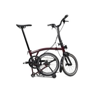 Brompton 2026 Brompton P Line Explore 12 - Mid/Rack - Plum Red