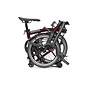 Brompton 2026 Brompton P Line Explore 12 - Mid/Rack - Plum Red