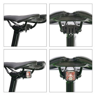 CatEye CatEye, RM-3 Saddle rail bracket, Fits Nano60, VIZ 100/150 I and II, vVIZ100, Rapid Mini and Micro