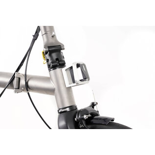 Brompton Brompton ColourLab FCB - Front Carrier Block Assembly - Silver