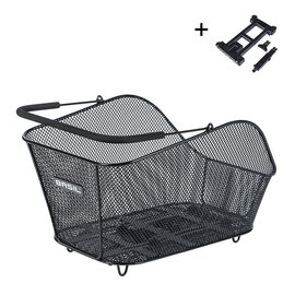 Basil Icon MIK, Basket, Rear, Black