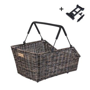 Basil Basil, Cento Rattan MIK, Basket, Rear, Brown