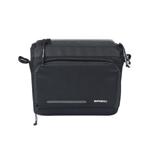 Basil Basil, Move Handlebar, Handlebar Bag, 7-8L, Black