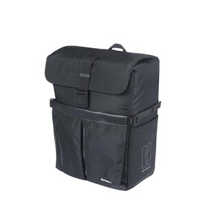 Basil Basil, Move Simple, MIK Hooks, Pannier, 15L, Black