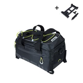 Basil Miles MIK, Trunk Bag, 7L, Black/Lime