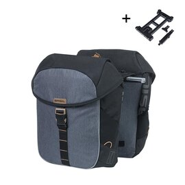 Basil Miles MIK, Pannier, 34L, Black