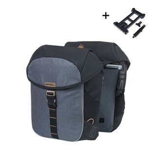 Basil Basil, Miles MIK, Pannier, 34L, Black