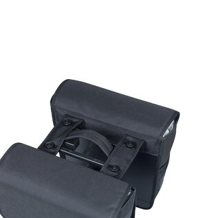 Basil Basil, Go Double MIK, Pannier, 32L, Black, Pair