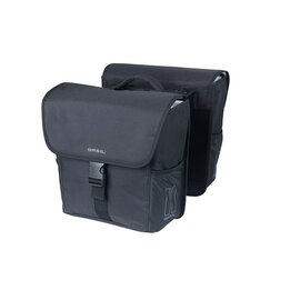 Basil Go Double MIK, Pannier, 32L, Black, Pair