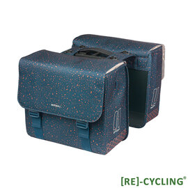 Basil Flair Double, Pannier, 35L, Blue, Pair