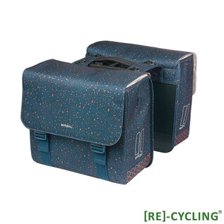 Basil Basil, Flair Double, Pannier, 35L, Blue, Pair