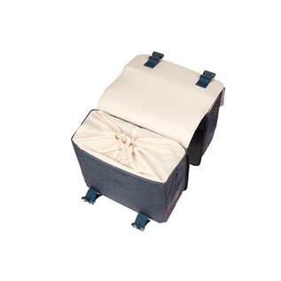 Basil Basil, Flair Double, Pannier, 35L, Blue, Pair