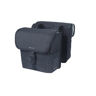 Basil Basil, Go Double, Pannier, 32L, Black, Pair