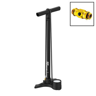Lezyne Lezyne Macro Floor Drive - ABS Flip Chuck - Black