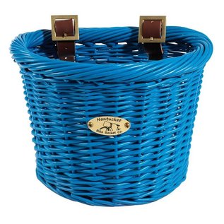 Nantucket Buoy Basket, Blue, 10''x7.5''x7.5
