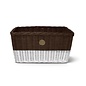LINUS Linus Farmers Basket - Brown/White