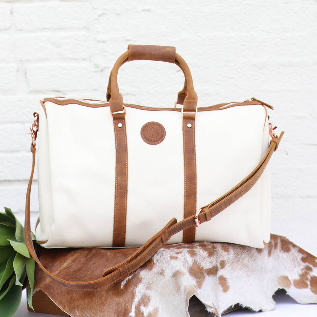 Women S Canvas Leather Duffle Bag Punchy Usa Duffle Bag Punchy S Women Canvas Leather