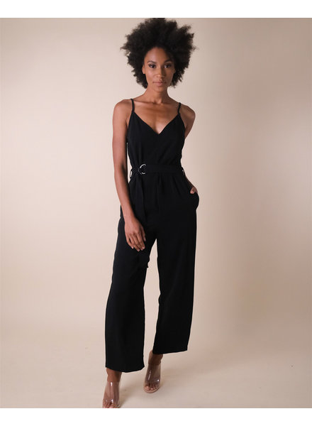 black dressy overalls
