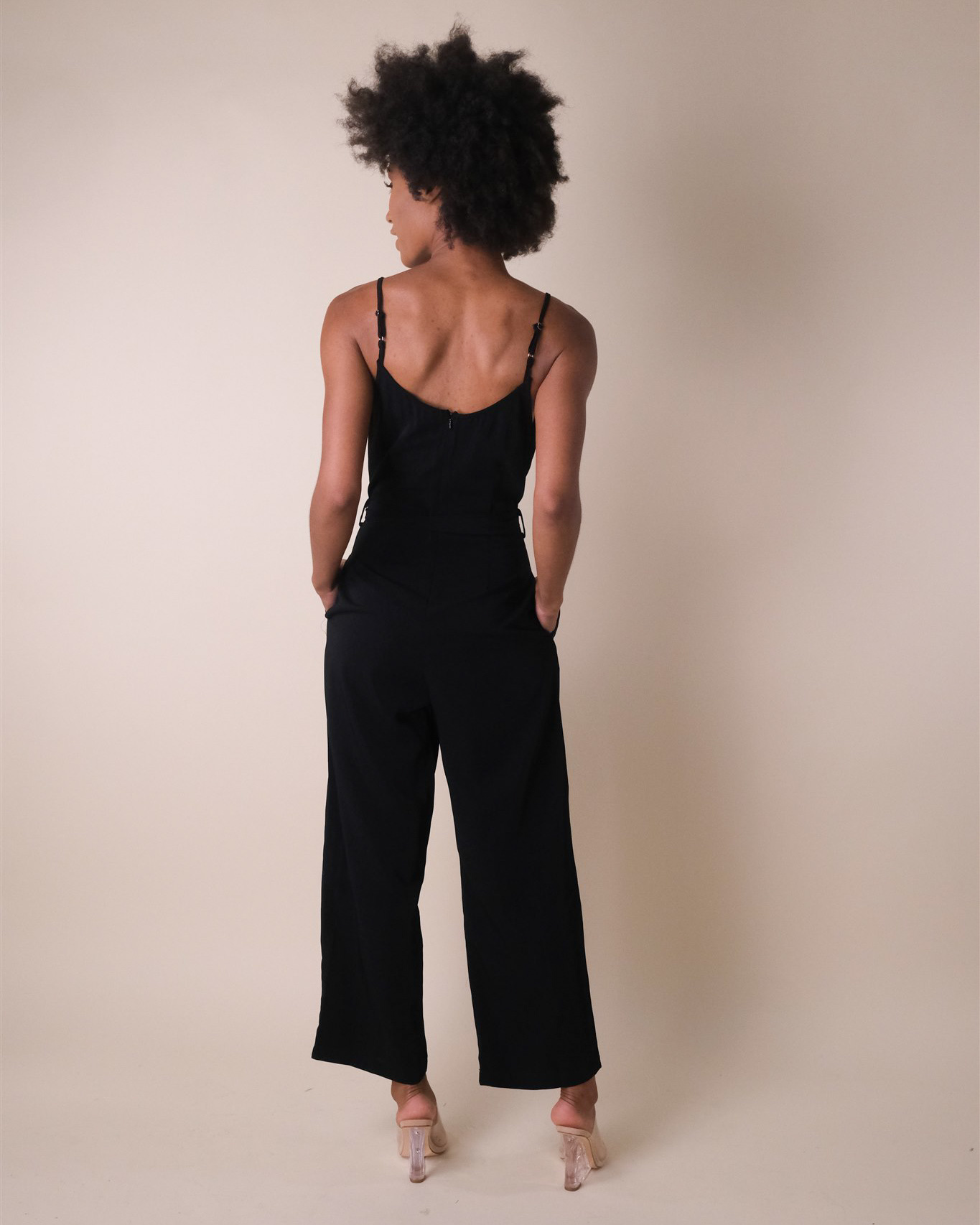 black buckle jumpsuit