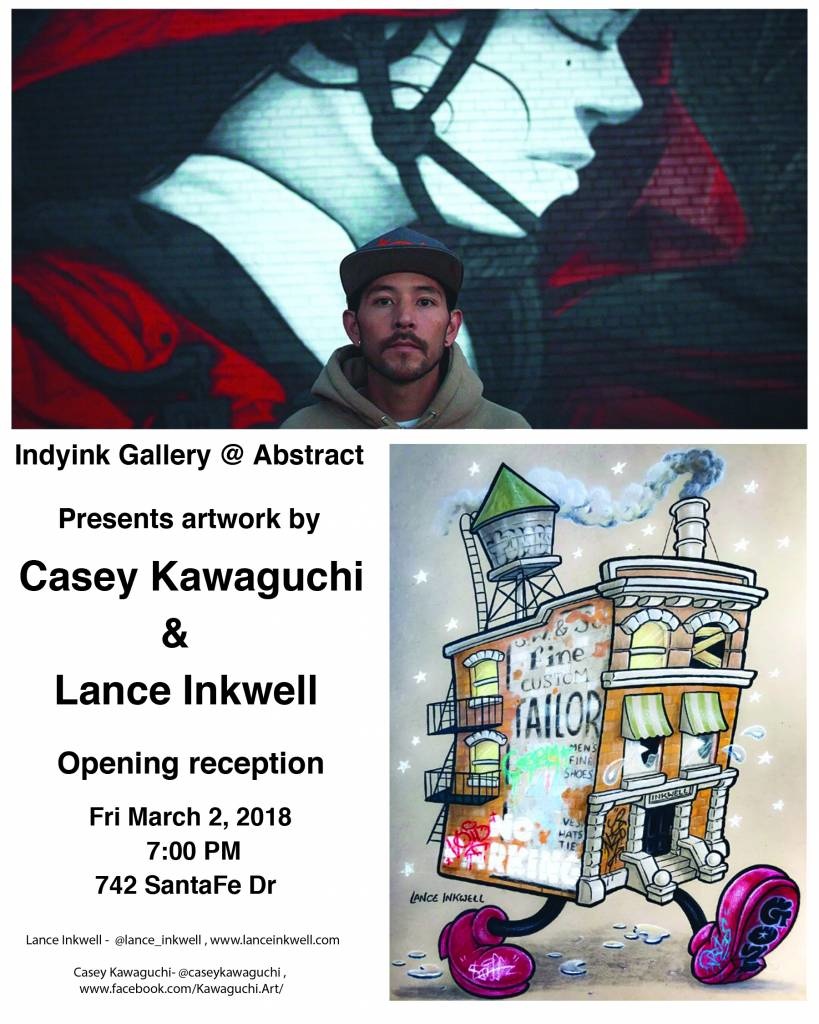MARCH 2nd, 2018 - Lance Inkwell, Casey Kawaguchi
