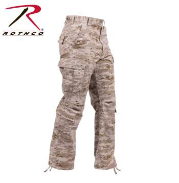 ROTHCO Vintage Camo Paratrooper Fatigue Pants, Desert Digital