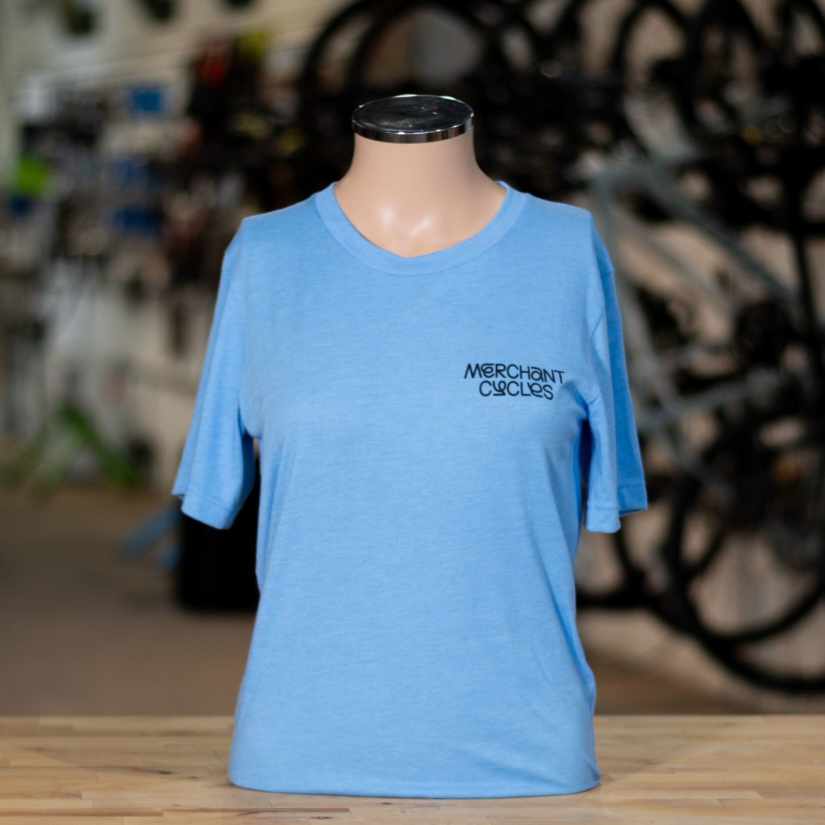 Merchant Cycles Shirt Carolina Blue