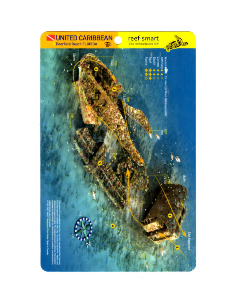Reef Smart/Mango Media Reef Smart Wreck Map Wreck Trek Boca