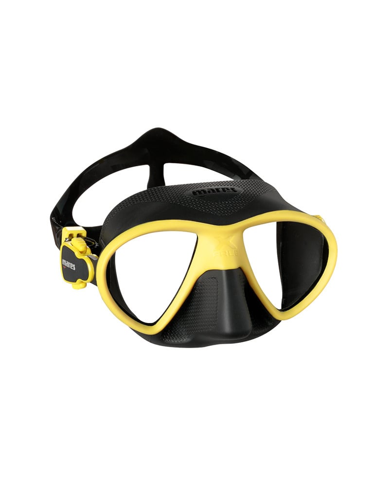 Mares X-Free Mask Wht/Blk APNEA - Force-E Scuba Centers