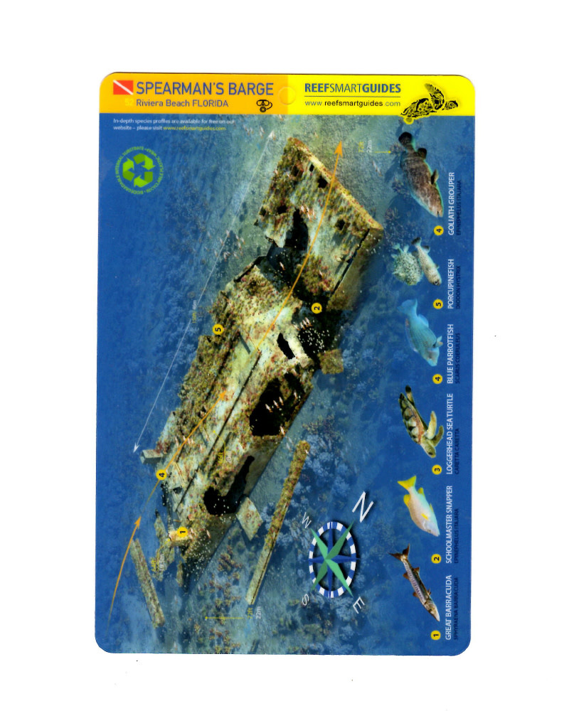 Reef Smart/Mango Media Reef Smart Wreck Map Spearman's Barge