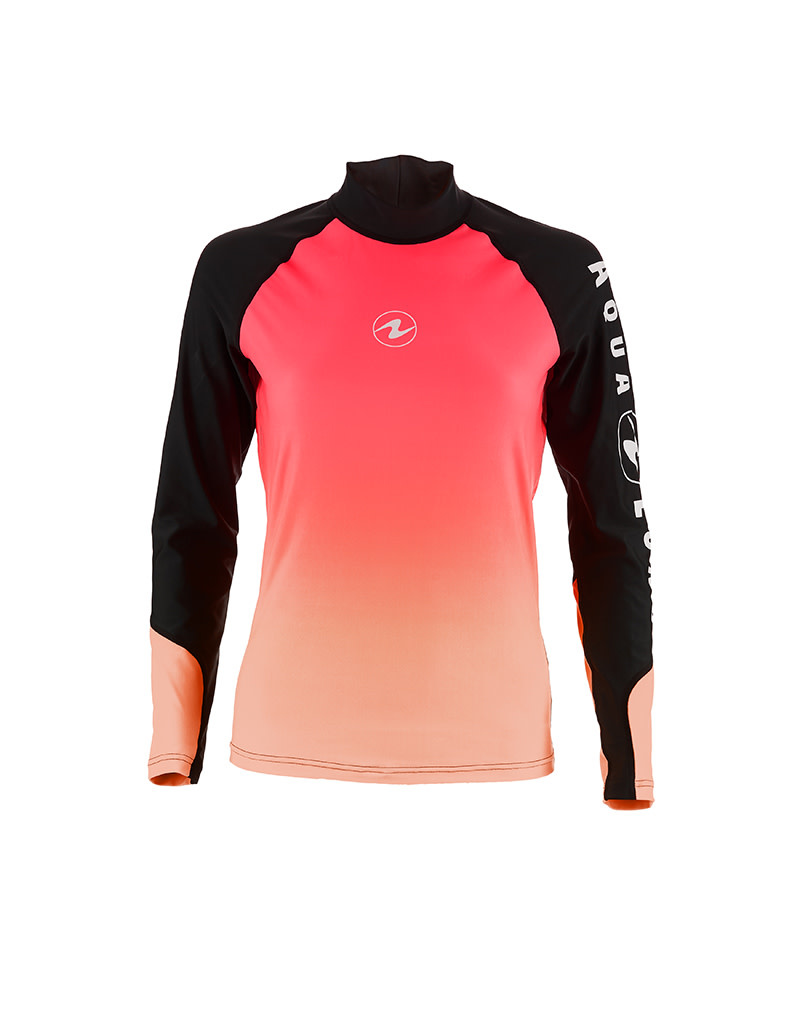 Deepwater Fightwear Women/’s /“DWFW Classic Logo/” Rashguard