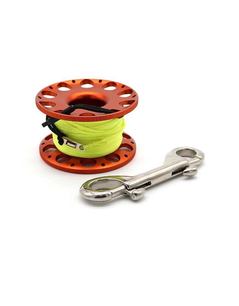 Innovative Scuba Finger Spool with Hand Winder and Brass Clip - Light and  Corrosion Free, FL0240