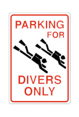 Trident Trident Parking Sign Divers Only