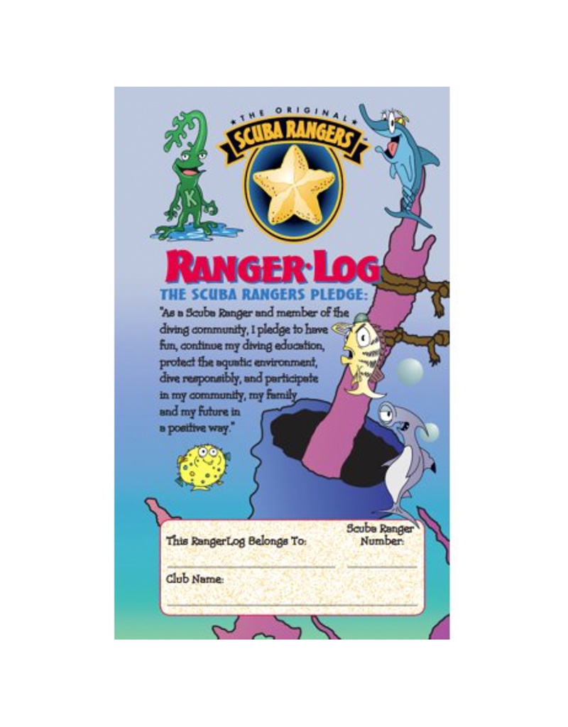 SSI SSI Scuba Rangers Log Book DNO