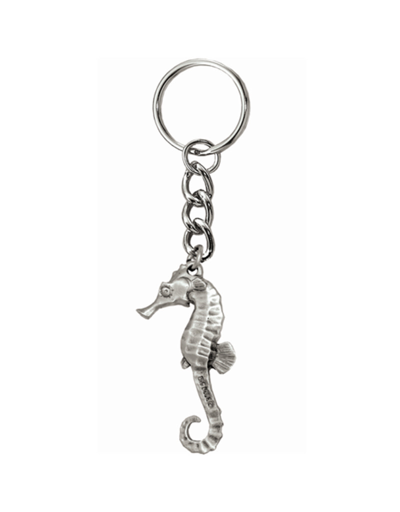 Marine Sports Mfg. Marine Sports Key Chain Pewter Seahorse